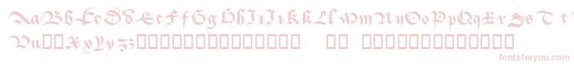 Batarde Font – Pink Fonts on White Background