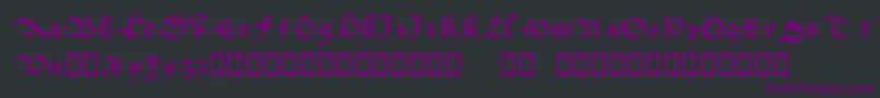 Batarde Font – Purple Fonts on Black Background