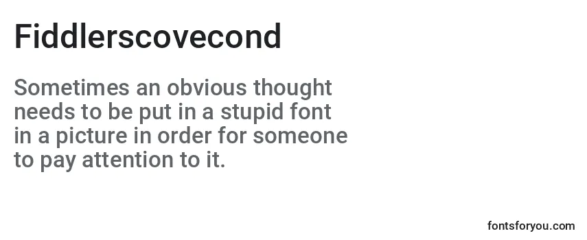 Review of the Fiddlerscovecond Font