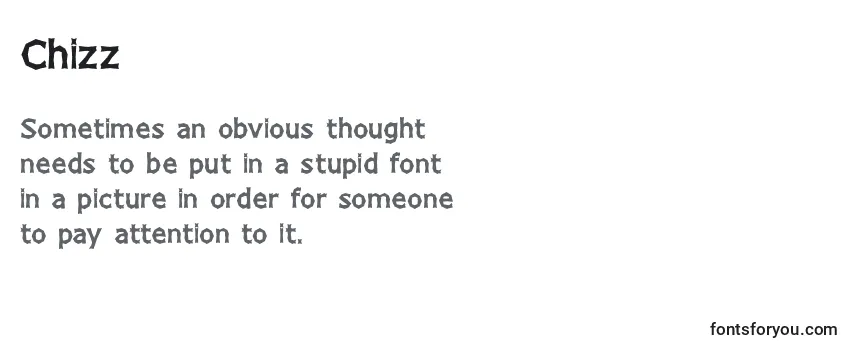 Review of the Chizz Font