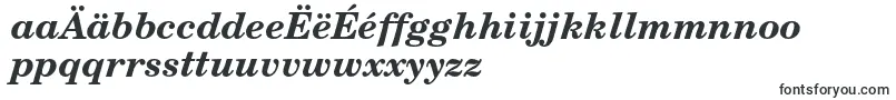 フォントNewcenturyschlbkltstdBdit – マケドニア文字