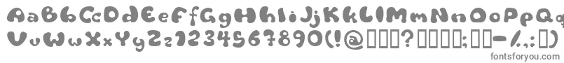 Шрифт Flat – серые шрифты