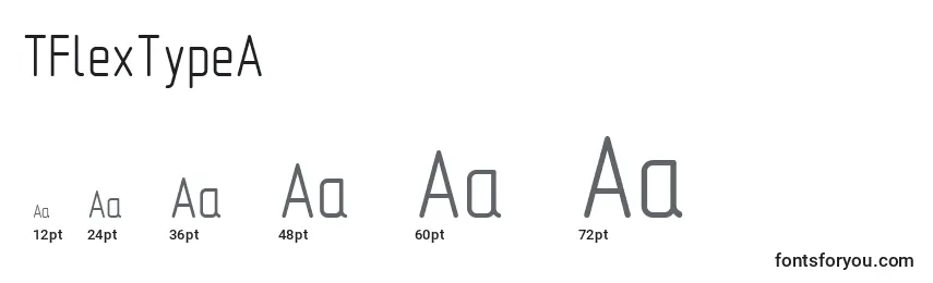 Größen der Schriftart TFlexTypeA
