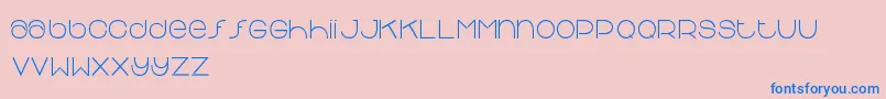 Chipchap Font – Blue Fonts on Pink Background