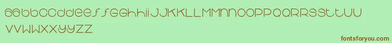 Chipchap Font – Brown Fonts on Green Background