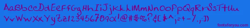 More about Lehn247 Font Lehn247 Font – Purple Fonts on Blue Background