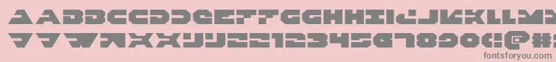 fuente Triggermanexpand – Fuentes Grises Sobre Fondo Rosa