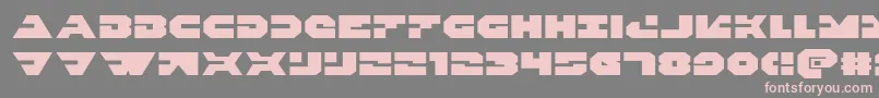 fuente Triggermanexpand – Fuentes Rosadas Sobre Fondo Gris