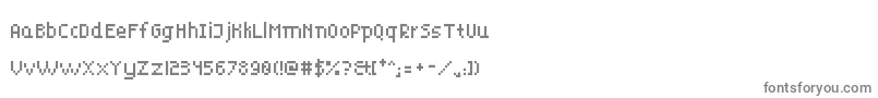 Шрифт PukeForce8 – серые шрифты