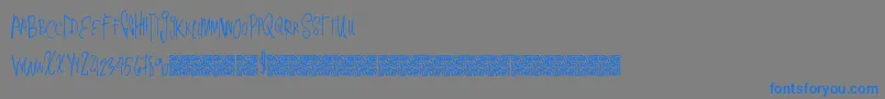 En savoir plus sur la police Thinsimple Police Thinsimple – polices bleues sur fond gris