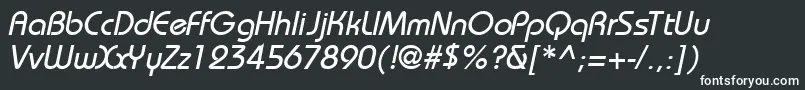 fuente BahamasNormalItalic – Fuentes Blancas Sobre Fondo Negro