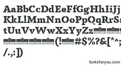  AnaphoraStencilExtraboldTrial font