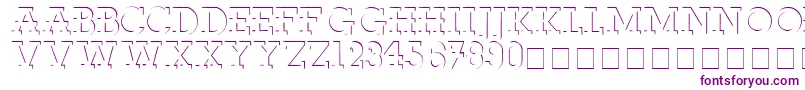 FabDecoSsi Font – Purple Fonts on White Background