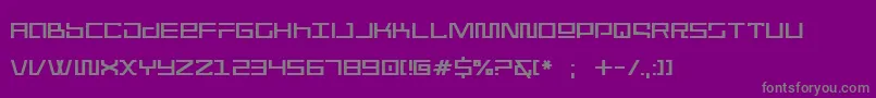 Шрифт WormboxSharp – серые шрифты на фиолетовом фоне