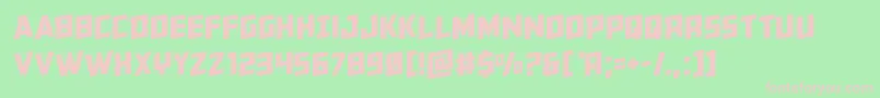 Buchananrotal Font – Pink Fonts on Green Background