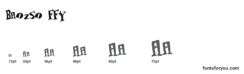 Baozso ffy Font Sizes