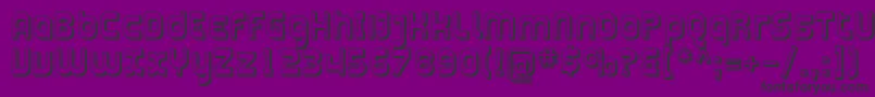 Plasma11 Font – Black Fonts on Purple Background