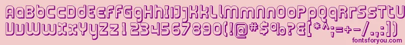 Plasma11 Font – Purple Fonts on Pink Background