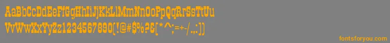 Подробнее о шрифте Old Towne No536 D Шрифт Old Towne No536 D – оранжевые шрифты на сером фоне
