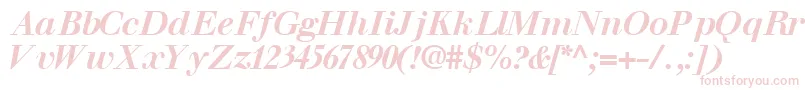 WalbaumsskBoldItalic Font – Pink Fonts