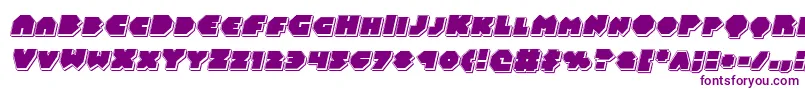 Balastaralpunchital Font – Purple Fonts on White Background