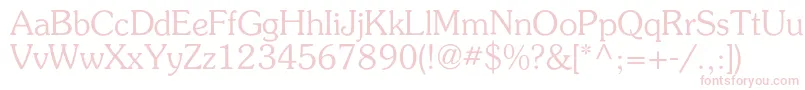 Agpresquirec Font – Pink Fonts on White Background
