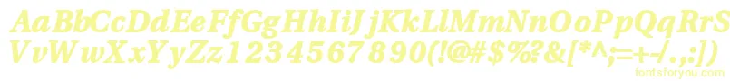 VeracityblacksskBoldItalic Font – Yellow Fonts