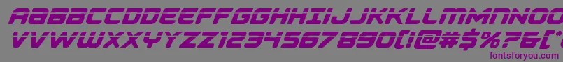 Falconpunchlaser Font – Purple Fonts on Gray Background