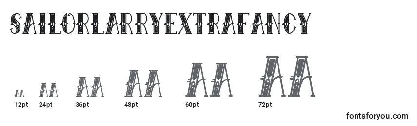 SailorLarryExtraFancy Font Sizes