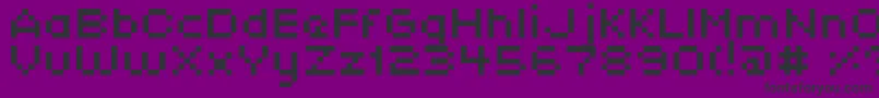 XpaiderPixelExplosion01 Font – Black Fonts on Purple Background