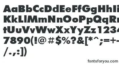 FuturisxcttBold font – big Fonts