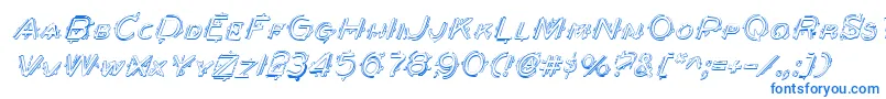 BerserkerShadowItalic Font – Blue Fonts