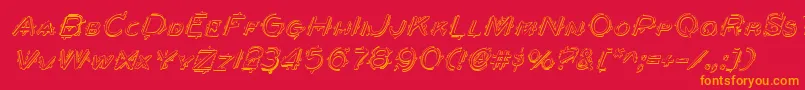 More about BerserkerShadowItalic Font BerserkerShadowItalic Font – Orange Fonts on Red Background