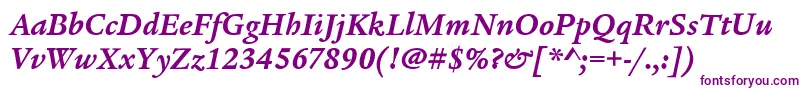 LegacySerifItcBoldItalic Font – Purple Fonts