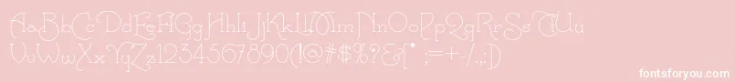 En savoir plus sur la police Calamityjanenf Police Calamityjanenf – polices blanches sur fond rose