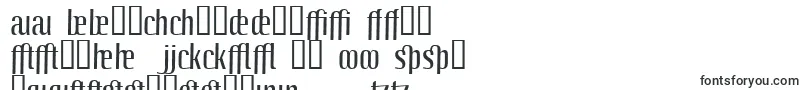 Czcionka LinotypeoctaneRegularadd – gaelickie czcionki
