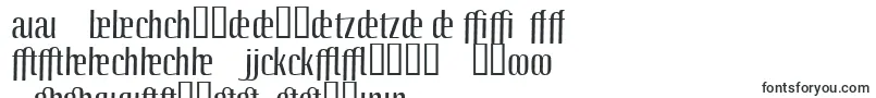 Шрифт LinotypeoctaneRegularadd – словацкие шрифты