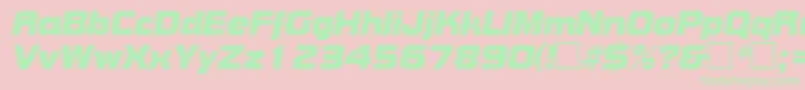 En savoir plus sur la police BoltItalic Police BoltItalic – polices vertes sur fond rose