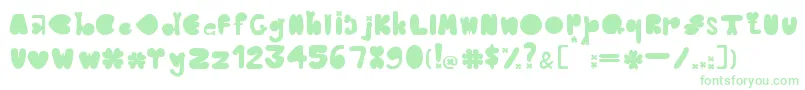 CloverTypefaceBernadetLivianeyB.42413085-fontti – vihreät fontit