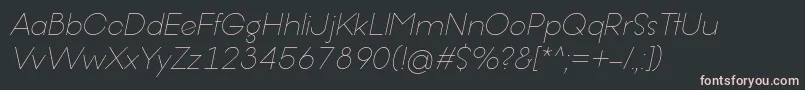 OfferingsRegularItalic Font – Pink Fonts on Black Background