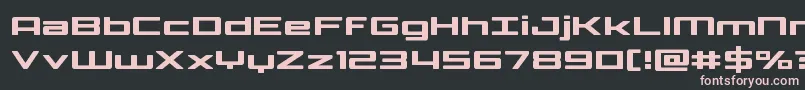 Phoenicialowercase Font – Pink Fonts on Black Background
