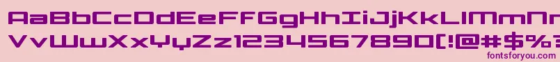 Phoenicialowercase Font – Purple Fonts on Pink Background