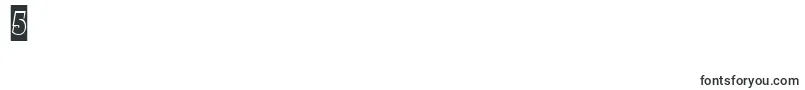 PlakattitulcmgrNormal Font – Fonts for Digit 5