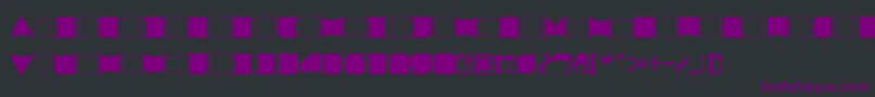 MinimalxRegular Font – Purple Fonts on Black Background