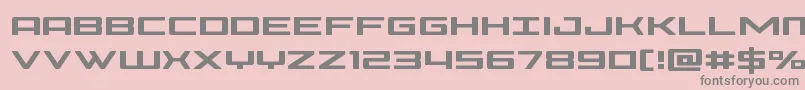 Phoenicia Font – Gray Fonts on Pink Background