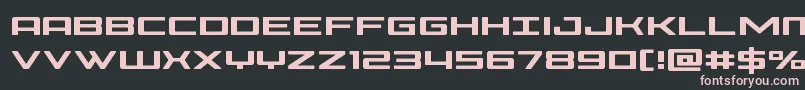 Phoenicia Font – Pink Fonts on Black Background