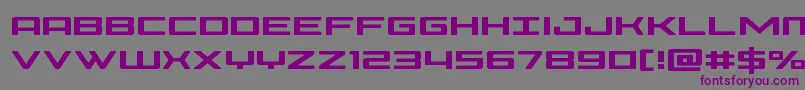 Phoenicia Font – Purple Fonts on Gray Background