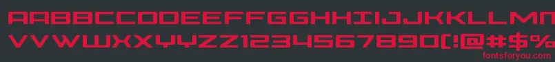 Phoenicia Font – Red Fonts on Black Background