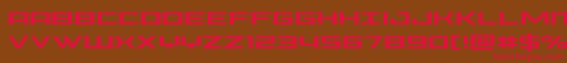 Phoenicia Font – Red Fonts on Brown Background