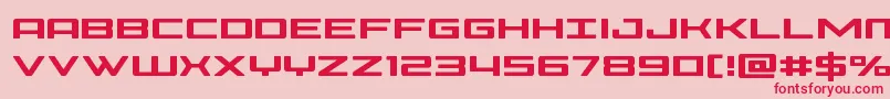 Phoenicia Font – Red Fonts on Pink Background